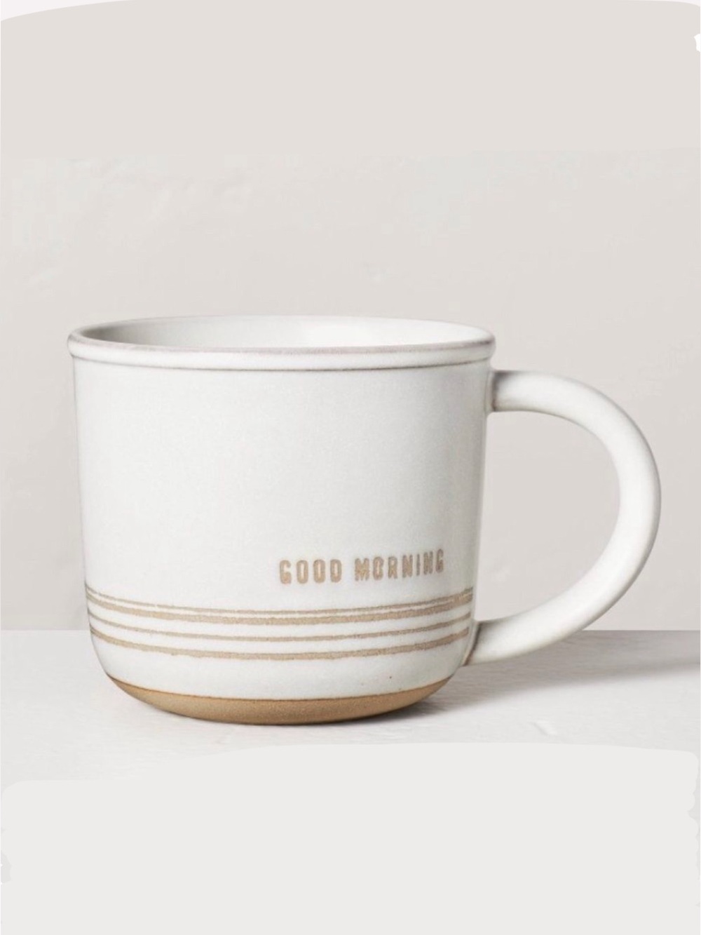 Hearth & Hand Good Morning Stoneware Farmhouse Coffee Mug